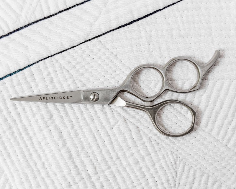 Apliquick Small Microserrated Sewing Scissors, 4-Inch