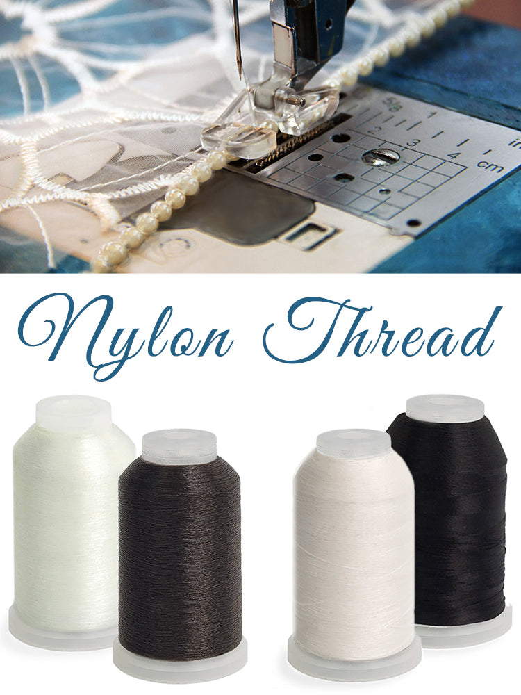 STRONG BONDED NYLON THREAD, 60'S, 4500MTRS, VARIOUS COLOURS FREE